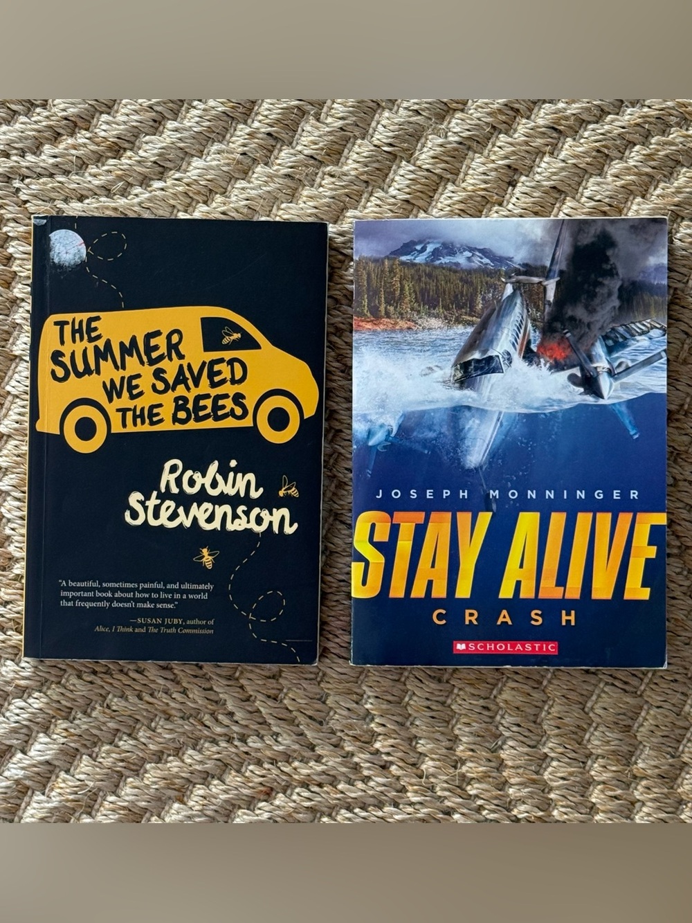 Set of 2 Paperback Adventure Books - The Summer We Saved The Bees & Stay Alive